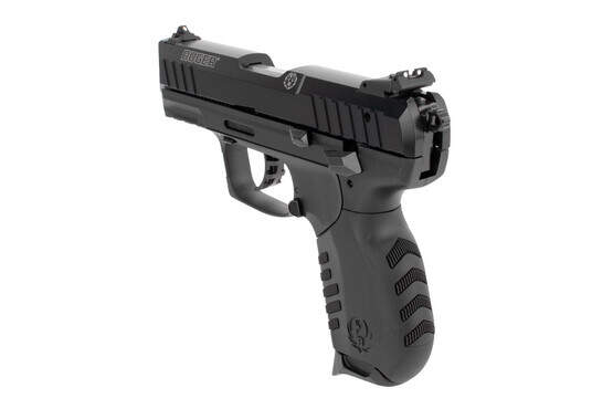 Ruger SR22 22lr semi automatic pistol features target style adjustable sights